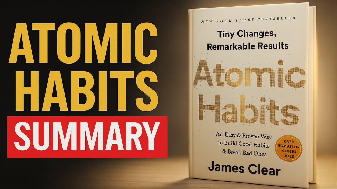 Atomic Habits by James Clear - How to Create Any Habit | Book Summary (ANIMATED)