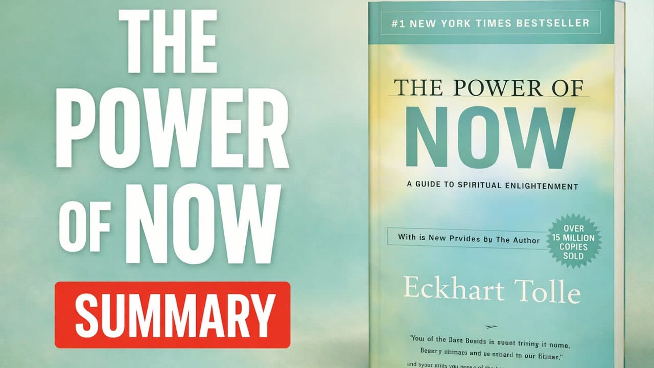 The Power of Now by Eckhart Tolle — How to Stop Overthinking and Find Inner Peace (Book Summary)
